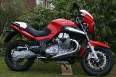 MOTO GUZZI V1200 SPORT Very LOW Miles RED ITALIAN V TWIN SHAFT DRIVE FSH 2 OWNER for sale