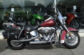 2005 Harley-Davidson FLSTCI. Heritage Softail Classic. 8000 miles. Red/Black for sale