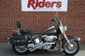 Harley Davidson FLSTC Black Cherry and Grey two tone metallic for sale
