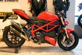 2012 Ducati Streetfighter 848 Red 8,000 Miles Termignoni Exhaust 1 Owner FSH for sale