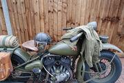 Picture 10 - Harley-Davidson WLA 1942 motorbike