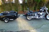Harley Davidson FLSTF FATBOY SOFTAIL + SQUIRE TRAILER for sale