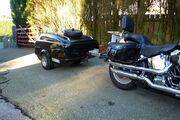 Picture 3 - Harley-Davidson FLSTF Fatboy Softail + Squire Trailer motorbike