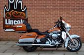 2014 Harley-Davidson Rushmore FLHTK 1690 Amber whiskey & Brilliant Silver Pearl for sale