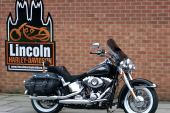 2014 Harley-Davidson FLSTC 103 HERITAGE 1690 Vivid Black - Accessorised machine for sale