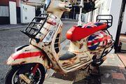 Picture 3 - Custom Distressed Vespa GTS300 (Very Sexy) motorbike