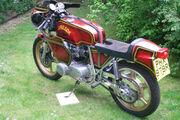 Picture 4 - Dresda Honda 900 1976 cafe racer, oil in frame, original Leon Wallace paint work motorbike