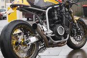 Picture 11 - Suzuki HUC Barry Sheene Cafe Racer Show Winner Featured BSH Extreme Biker Build motorbike
