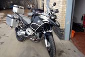BMW R1200GS Adventure Grey with Full Luggage, inc Top Case and Panniers .2008 for sale
