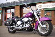 Picture 5 - 2002 Harley-Davidson FLSTC Mauve/Purple motorbike