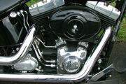 Picture 6 - Harley-Davidson Softail Slim 1690cc in vivid black with Jekyll & Hyde Exhaust motorbike