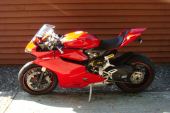RARE DAMAGED REPAIRABLE SALVAGE 2012 Ducati 1199 Panigale ABS RED MOTOR BIKE for sale