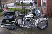 Vintage Harley Davidson Shovelhead 71 Police Bike Motorcycle CHP Electra Glide for sale