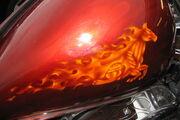 Picture 11 - 2000 Boss Hoss Red in mint condition motorbike