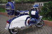 Picture 5 - Italian Lambretta LIS Special 150 1963 fully restored, blue & white motorbike
