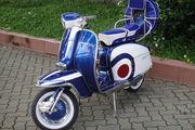 Picture 10 - Italian Lambretta LIS Special 150 1963 fully restored, blue & white motorbike