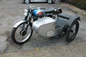 1960 BSA C15 S 250cc With Canterbury Competition Sidecar Rare Classic Side Car for sale