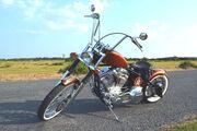 Picture 3 - Proper Chopper Custom Motorcycle 2010 - Bobber - Harley-Davidson Tank motorbike