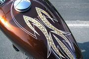 Picture 4 - Proper Chopper Custom Motorcycle 2010 - Bobber - Harley-Davidson Tank motorbike