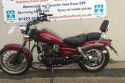 Picture 6 - 2015 SINNIS Cruisestar 125 Red Ex-Demo Only £1400 motorbike