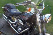 Picture 3 - Harley-Davidson FLSTF Fat Boy 2006 Black motorbike