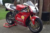 Ducati  996 SPS. .  916 996 998 1098 S SP . Carl Fogarty signed for sale
