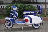 Italian Lambretta LIS Special 150 1963's fully restored, Free shipping, Blue White for sale