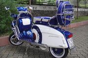 Picture 4 - Italian Lambretta LIS Special 150 1963's restored, shipping, blue & white motorbike