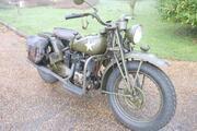 Picture 2 - Indian 741B, 500, 1942, American 82nd Airborne Division, Very Original motorbike