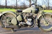 BSA 500cc 1942 WM20 ex second world war with dutch registration for sale