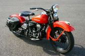 1950 Harley-Davidson WL 45 - Fully Restored With Photos/Bills - Beautiful! for sale