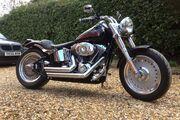 Picture 5 - 2007 Harley-Davidson FLSTF Fat Boy Black Highley Customised Only 4600 Miles motorbike