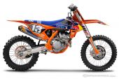 KTM 250 SX-F FACTORY EDITION 2016, ADIDAS, REDBULL GRAPHICS, FMF EXHAUST! for sale