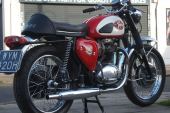 1970 BSA A65 Lightning Classic Vintage Motorcycle Red & Cream Beautiful Machine. for sale