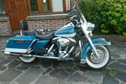 Picture 7 - 2001 Harley-Davidson FLHR Turquoise & White motorbike