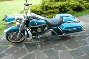 Picture 8 - 2001 Harley-Davidson FLHR Turquoise & White motorbike