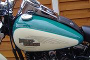 Picture 7 - Harley-Davidson FXSTC Softail Custom 1584, Turquoise & Cream, 2009 motorbike