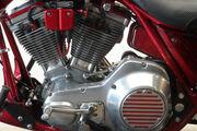 Picture 6 - Harley-Davidson FXR 1988 Custom - Red motorbike