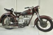 Gut erhaltenes Oldtimer Motorrad IFA/MZ BK 350 BJ 1958 - original Maronlack for sale