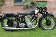 Picture 2 - Panther Model 90 500cc OHV 1934 Redwing with Dutch registration papers motorbike