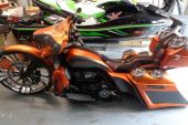 2014 Harley-Davidson Street Glide, colour orange / grey for sale