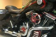 Picture 6 - 2015 Harley-Davidson Touring, color black/grey matte camo, red leaf accents motorbike