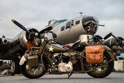 Picture 3 - 1940 Indian 340B Military Chief motorbike