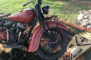 Picture 2 - 1939 Indian Chief, color Burgundy motorbike