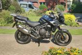 2018 TRIUMPH TIGER 1200 XCA WITH TRIUMPH PANNIERS AND TOP BOX for sale