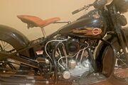 Picture 4 - 1939 Harley-Davidson OHV Experimental Prototype, in Black motorbike
