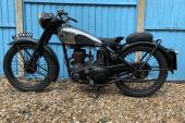 Motorcycle BSA C10 250SV 42000 miles black/green fully restored mechanically for sale