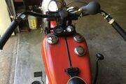 Picture 8 - 1941 Indian Scout, Civilian, in red motorbike