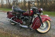Picture 4 - 1948 Indian Chief, color Burgundy motorbike