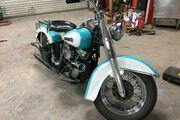 Picture 5 - 1950 Harley-Davidson Other, Blue color motorbike